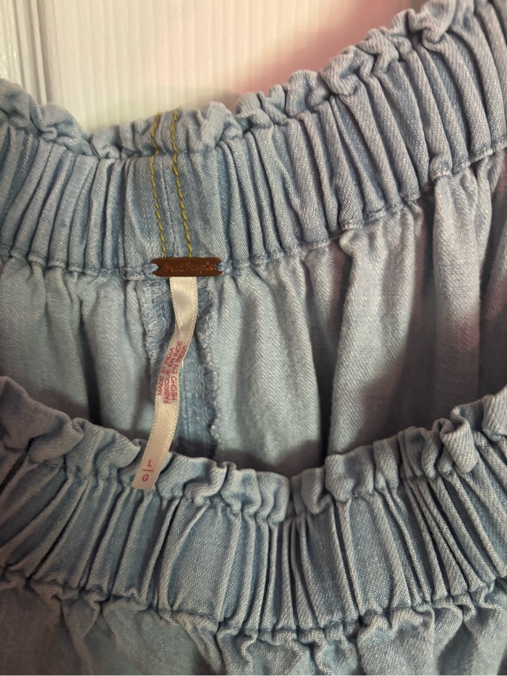 Free People Denim Machu Boho barrel overalls dress - Picture 7 of 8